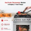 ThermoPro TP610W Waterproof Dual Probe Meat Thermometer With Alarm Programmable And Rechargeable Instant Read Food Thermometer W/ Rotating LCD Screen -Target KitchenAid GUEST 8c497066 c392 4062 8c90 564c9139cb16