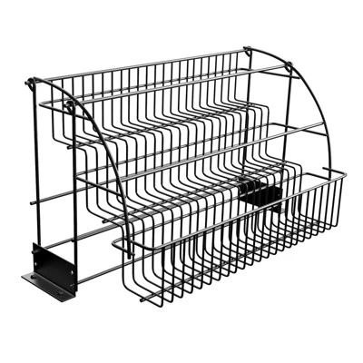 YIYIBYUS Black 3-Tier Pull-out Spice Organizer Rack, Retractable Kitchen Storage Rack 11 YIYIBYUS Black 3-Tier Pull-out Spice Organizer Rack, Retractable Kitchen Storage Rack - Image 9