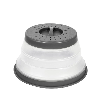 Tovolo 3pk Silicone Collapsible Microwave Food Cover Charcoal 10 Tovolo 3pk Silicone Collapsible Microwave Food Cover Charcoal - Image 8