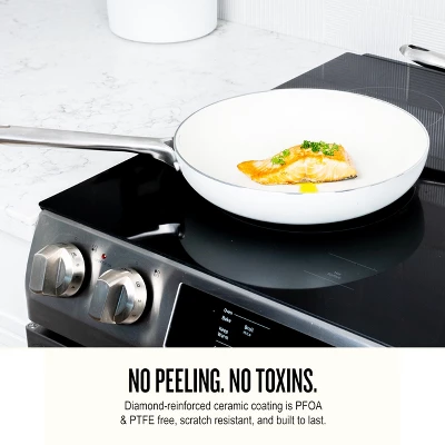 Alva Mobi 8-Piece Titanium Ceramic Nonstick Cookware Set - Cannoli Cream 10 Alva Mobi 8-Piece Titanium Ceramic Nonstick Cookware Set - Cannoli Cream - Image 8