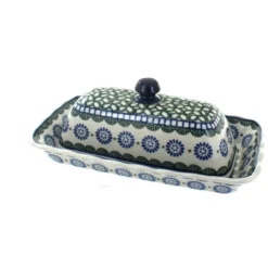 Blue Rose Polish Pottery A65 Ceramika Artystyczna Butter Dish -Target KitchenAid GUEST 8d7925af 3e55 4a2d ac62 4b0cebd9cbe5