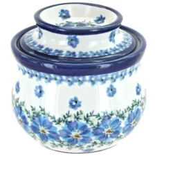 Blue Rose Polish Pottery 1512 Zaklady French Butter Dish -Target KitchenAid GUEST 8d97632b 8bd3 4708 8882 48e58ffad851