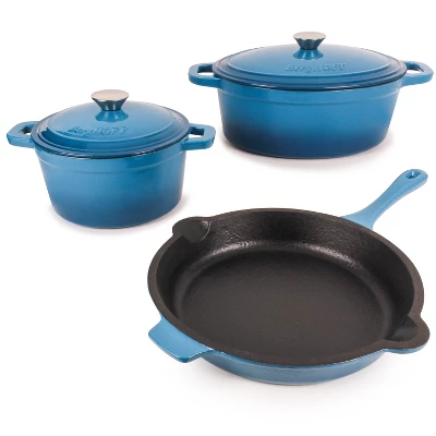 BergHOFF Neo 5Pc Cast Iron Cookware Set, 3Qt Covered Dutch Oven, 5Qt Covered Stock Pot, & 10" Fry Pan 16 BergHOFF Neo 5Pc Cast Iron Cookware Set, 3Qt Covered Dutch Oven, 5Qt Covered Stock Pot, & 10" Fry Pan - Image 14