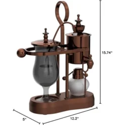 Nispira Belgium Royal Family Balance Syphon Unique Gravity Vintage Coffee Maker Vacuum Brewing System Copper 500 Ml -Target KitchenAid GUEST 8eff281c 61d3 4e79 87d6 4076a963437d