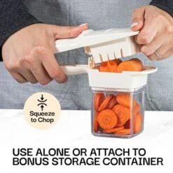 NutriChopper Handheld Vegetable And Fruit Chopper With 4 Stainless Steel Blades & Catch Container -Target KitchenAid GUEST 90386e10 4ae4 4e16 a9ae 5ca68513d83c