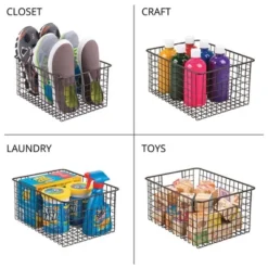 MDesign Metal Wire Food Organizer Basket With Built-In Handles, 8 Pack, Bronze -Target KitchenAid GUEST 90a71ff7 bb47 41f9 84e9 3f85f82f0c1e