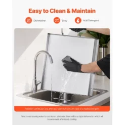 VEVOR Stainless Steel Griddle, 18x16 Inch Universal Flat Top Rectangular Plate, Gas Grill Griddle For BBQ Grill, Teppanyaki, Silver 14 VEVOR Stainless Steel Griddle, 18x16 Inch Universal Flat Top Rectangular Plate, Gas Grill Griddle For BBQ Grill, Teppanyaki, Silver -Target KitchenAid GUEST 91042393 555a 43c0 a39b 593a44c7fe62