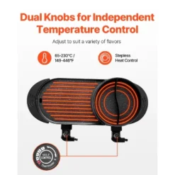 VEVOR Hot Pot With Grill, 2200W 2-in-1 Electric Smokeless Grill And Hot Pot With Separate Dual Temperature Control, Black -Target KitchenAid GUEST 9146c526 6cc1 4367 9a66 b814d7506f6b