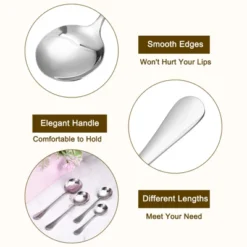 Unique Bargains Stainless Steel Dinner Tea Soup Round Spoons 6 Pcs Silver 13 Unique Bargains Stainless Steel Dinner Tea Soup Round Spoons 6 Pcs Silver -Target KitchenAid GUEST 91dbad6d 6879 4bb9 9835 459131dee48b