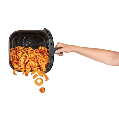 PowerXL 6qt Vortex Pro Plastic/Stainless Steel Airfryer Black: 1500W, Nonstick, Dishwasher-Safe, 12.5lb Capacity 6 PowerXL 6qt Vortex Pro Plastic/Stainless Steel Airfryer Black: 1500W, Nonstick, Dishwasher-Safe, 12.5lb Capacity - Image 4