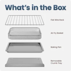 Chefman French Door 10-in-1 Toaster Oven Air Fryer, 26-Quarts, Fits 12-Inch Pizza – Stainless Steel -Target KitchenAid GUEST 9277849e 9b28 4de1 a908 a06e541bf3fa