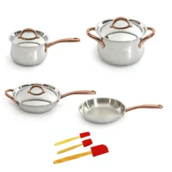 BergHOFF Ouro Gold 10Pc 18/10 Stainless Steel Cookware Set With Bronze Handles -Target KitchenAid GUEST 92a7e45a 94b9 4f8a 9f97 84c239ea3741