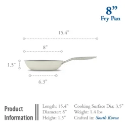 TECHEF ValenCera - 8" Ceramic Nonstick Frying Pan -Target KitchenAid GUEST 92ac4af6 f521 4e40 9777 354e5c89d455