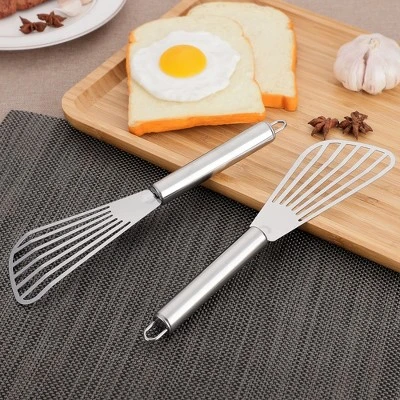 Unique Bargains Kitchen Stainless Steel Slotted Barbecue Spatulas And Turners Silver Tone 4 Pcs 8 Unique Bargains Kitchen Stainless Steel Slotted Barbecue Spatulas And Turners Silver Tone 4 Pcs - Image 6