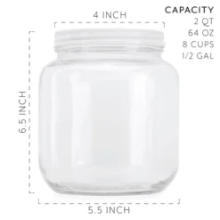 Cornucopia Brands 64oz Clear Wide-Mouth Glass Jar W/ Metal Lid; 2 Quart Food Storage Jar 11 Cornucopia Brands 64oz Clear Wide-Mouth Glass Jar W/ Metal Lid; 2 Quart Food Storage Jar -Target KitchenAid GUEST 92cf8de1 01ac 4a57 9fdc c38430f4c4ab
