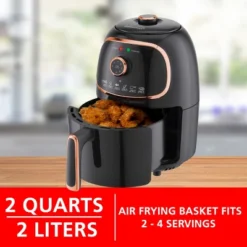 Brentwood AF-202BK 2 Quart Small Electric Air Fryer Copper With Timer And Temp Control 11 Brentwood AF-202BK 2 Quart Small Electric Air Fryer Copper With Timer And Temp Control -Target KitchenAid GUEST 92e8841b b842 4cf2 a257 2794c1ec3f13