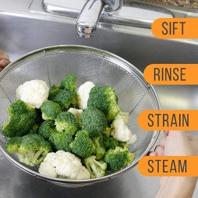 Stainless Steel Sieve, Strainers And Colanders For Kitchen 7 Stainless Steel Sieve, Strainers And Colanders For Kitchen - Image 5