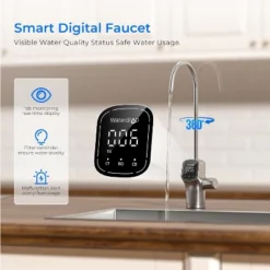 Waterdrop G3P800 Reverse Osmosis System, 800 GPD Fast Flow,Tankless Under Sink RO Water Filter System, LED Purifier, Smart Faucet -Target KitchenAid GUEST 92f2e2f6 e06f 41dd 8f6c e04aeae6e7d0