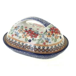 Blue Rose Polish Pottery M077 Manufaktura Butter Dish -Target KitchenAid GUEST 9346f436 4345 4697 bf8d cb561a218455