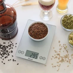 Escali Arti Glass Digital Scale Shiny Silver: Kitchen Food Scale With Oversized Electronic Display, 15lb Capacity, Battery Included -Target KitchenAid GUEST 9347a5c6 2ea2 4fb2 be82 778d9d4142c1
