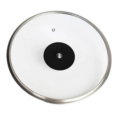 Livwell Brands Diamond Clad 12" Tempered Glass Lid: Silicone Rim, Cool Touch Handle, Dishwasher-Safe, Lifetime Warranty 4 Livwell Brands Diamond Clad 12" Tempered Glass Lid: Silicone Rim, Cool Touch Handle, Dishwasher-Safe, Lifetime Warranty - Image 2