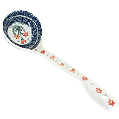 Blue Rose Polish Pottery 560 Ceramika Artystyczna Soup Ladle 6 Blue Rose Polish Pottery 560 Ceramika Artystyczna Soup Ladle - Image 4