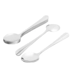 Unique Bargains Metal Household Restaurant Utensil Head Spoon Soup Tableware Silver Tone 8pcs -Target KitchenAid GUEST 93b33d56 4487 47f5 b755 9f1d9ca3d6ac