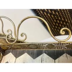 Essential Decor & Beyond Decorative Rectangular Metal Tray With Handle: Black And White Chevron Pattern - 3PC -Target KitchenAid GUEST 93fc87cb 2661 4675 ac47 0b6d0ad14321