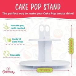Cake Pop Stand By Baketivity | Lollipop Stand Cake Pop Holder | Plastic CakePopsical Stand | Cake Stand Set – No Cake Pop Mold Needed -Target KitchenAid GUEST 940e1637 b180 4f57 9d64 09e50099def1
