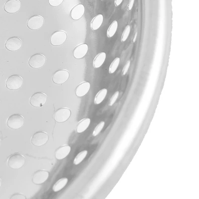 Unique Bargains Tableware Meshy Hole Design Spoon Strainer Ladle 5'' Dia Silver Tone 1 Pc 4 Unique Bargains Tableware Meshy Hole Design Spoon Strainer Ladle 5'' Dia Silver Tone 1 Pc - Image 2