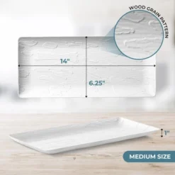 Posh Setting 6.25 X 14 Inch Rectangle White Plastic Serving Tray - 5 Pack 9 Posh Setting 6.25 X 14 Inch Rectangle White Plastic Serving Tray - 5 Pack -Target KitchenAid GUEST 944b635f b56a 42fe 9d82 d1b6df2e983e