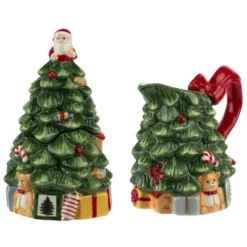 Spode Christmas Tree Sugar & Creamer Set - Figural Tree 7.4oz Creamer Jug & 5.3oz Lidded Sugar Jar - Festive Dolomite Holiday Tea And Coffee Set 15 Spode Christmas Tree Sugar & Creamer Set - Figural Tree 7.4oz Creamer Jug & 5.3oz Lidded Sugar Jar - Festive Dolomite Holiday Tea And Coffee Set -Target KitchenAid GUEST 94a73154 7dac 492f 8377 8ce42d597ea9