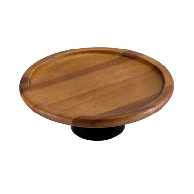 Kalmar Home Acacia Wood 10" Cake Stand 5 Kalmar Home Acacia Wood 10" Cake Stand - Image 3