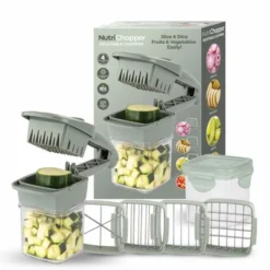 NutriChopper Handheld Vegetable And Fruit Chopper With 4 Stainless Steel Blades & Catch Container -Target KitchenAid GUEST 94f042a6 2300 4d1e be77 2dc5c715cb4c