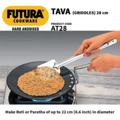 Hawkins Futura 11" Hard Anodized Concave Griddle Tava: Aluminum, Gas Compatible, Hand Wash, 1-Year Warranty -Target KitchenAid GUEST 94f5a859 432a 4a62 8cc8 3a57cedba32b