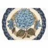 Earth Rugs Blue Hydrangea Round Trivet – 10" Floral Print On Natural Braided Jute Mat -Target KitchenAid GUEST 951fb0d0 b72d 4589 8f73 8510357b69fd