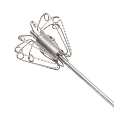 Unique Bargains 12" Semi-Automatic Loop Whisk Dishwasher Safe Stainless Steel Silver Tone 4 Unique Bargains 12" Semi-Automatic Loop Whisk Dishwasher Safe Stainless Steel Silver Tone - Image 2