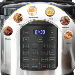 JIONJOY 16-in-1 Stainless Steel Electric Pressure Cooker: Multi - Function Cooker With Digital Controlr