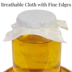 Cornucopia Brands Kombucha Jar Cloth Covers 4pk; Unbleached Muslin Cloth Covers W/ Rubber Bands, Custom Size For Kombucha Jars -Target KitchenAid GUEST 9647ef87 ddbd 43c8 bfab c011884ac164