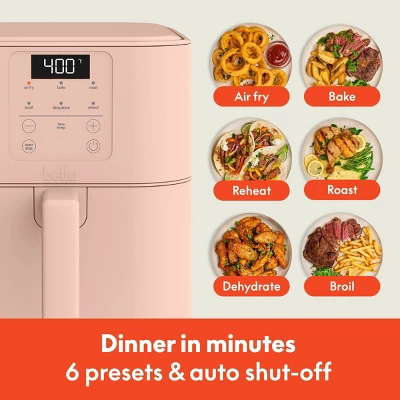 Bella 6qt Slim Air Fryer 6 Bella 6qt Slim Air Fryer - Image 4