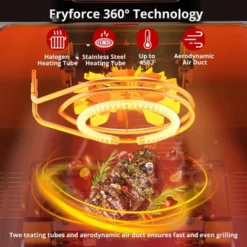 Electric Smokeless Indoor Grill & Air Fryer Combo, 7-in-1, Grill, Broil, Roast, Bake, Crisp, Dehydrate And More, With Non-Stick Plates Pot & Basket -Target KitchenAid GUEST 96e315c0 f6a3 4876 b126 867c8ed82848