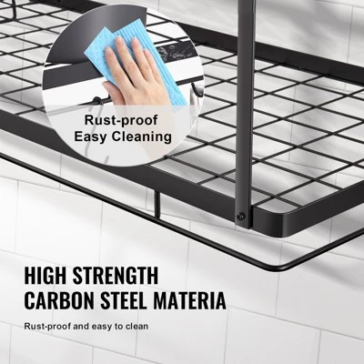 VEVOR Pot Rack Wall Mounted, 30 Inch Pot And Pan Hanging Rack, Pot And Pan Hanger With 12 S Hooks, 55 Lbs Loading Weight 7 VEVOR Pot Rack Wall Mounted, 30 Inch Pot And Pan Hanging Rack, Pot And Pan Hanger With 12 S Hooks, 55 Lbs Loading Weight - Image 5