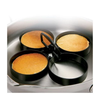 Norpro 3.5-Inch Nonstick Egg And Pancake Rings, 4 Piece Set 3 Norpro 3.5-Inch Nonstick Egg And Pancake Rings, 4 Piece Set