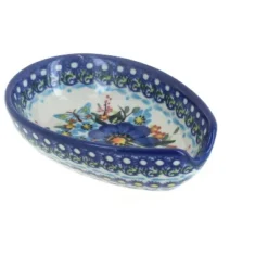 Blue Rose Polish Pottery 89 Vena Small Spoon Rest -Target KitchenAid GUEST 974e7f1d f895 4845 84e5 10e46adf2f0e