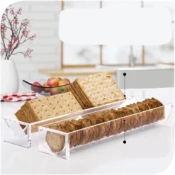 Srenta Clear Cracker Tray For Serving, Set Of Rectangular Cracker Holder For Serving Trays, Acrylic Food Display Cracker Serving Stand For Home -Target KitchenAid GUEST 97569e21 a335 43ab 9016 82648c58a490