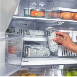 OU Soda Can Organizer For Refrigerator Set Of 4, Clear Rolling Can Dispenser For Fridge / Pantry, Soda Can Rack Kitchen Organizers, BPA Free -Target KitchenAid GUEST 97637cd5 07b3 43ab 9899 db89597cbecd