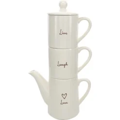 Live, Laugh, Love Tea For Two Set (15 Oz Teapot With 2 - 8 Oz Cups) 17 Live, Laugh, Love Tea For Two Set (15 Oz Teapot With 2 - 8 Oz Cups) -Target KitchenAid GUEST 980b9742 3fac 42b6 9cb6 3ece5b827d6b