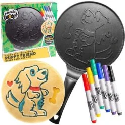CucinaPro Jumbo Pancake Puppy Pan- Make Giant 10" Pancakes For Magical Kid's Breakfast- With 6 Edible Markers For Added Family Fun- Non Stick Griddle -Target KitchenAid GUEST 980f385e aa9c 4a04 b2ce 1917c2f3dcac