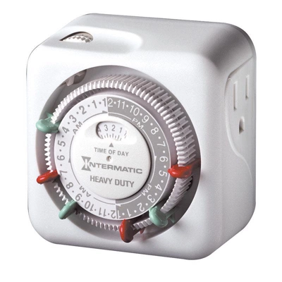 Intermatic - Indoor - Plug In Timer - 125 V - White 3 Intermatic - Indoor - Plug In Timer - 125 V - White