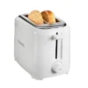 Proctor Silex 2-Slice Toaster - White: Compact Bread Toaster, 700W, Plastic, Easy Clean, 1-Year Warranty